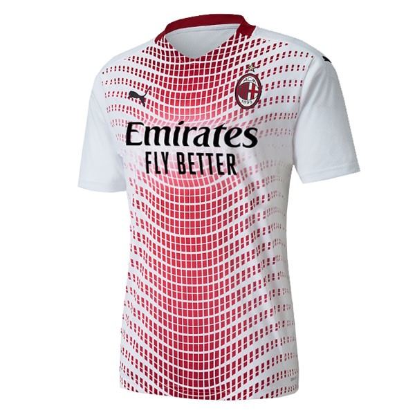 Camiseta AC Milan 2ª Mujer 2020-2021 Blanco